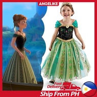 ◇Frozen Anna Costume Dress for Kids Girls Birthday Costume For Baby Girl 3-10 Years old★1-2 days del