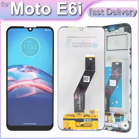 6.1'' LCD for Motorola Moto E6i LCD Display Touch Screen Digiziter Replacement for Moto E6i XT2035 M