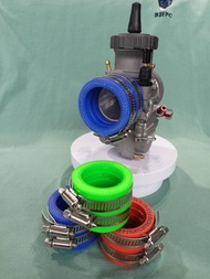 ยางคอคาร์บู ยางคอหรีด sonic รุ่นอื่นๆ  คละสี วัดด้านใน 35 40 45 มิล พร้อมสายรัดคอหรีด