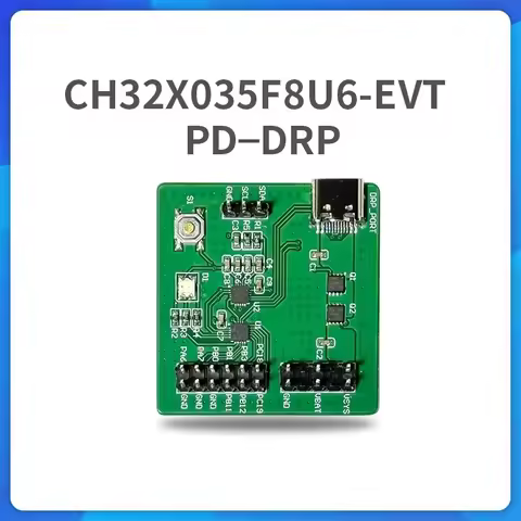 CH32X035F8U6 PD DRP USB PD Development Board featuring CH211 high-voltage interface chip