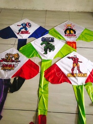 layangan kain motif superhero murah