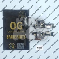 OG SUPER FLEXIBLE REALME C25S CON CONNECTOR TC CAS CHARGER HF MIC HF