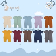 SG Seller | Nice Kids Baby Playsuit Zipper Romper Zip-up jumpsuit jumper baby NiceKids