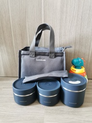 Bộ hộp cơm giữ nhiệt LocknLock Pump Vacuum Lunch Box LHC8052S01/LHC8052S02