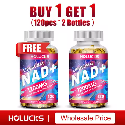 Liposomal NAD+ Supplement 1200mg Capsules, Enhanced Absorption, Boosting NAD+, Age Defense, Energy, 