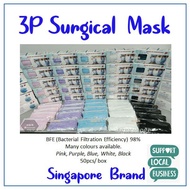 3P Surgical Mask Medical grade BFE 99% Breathable Local SG brand