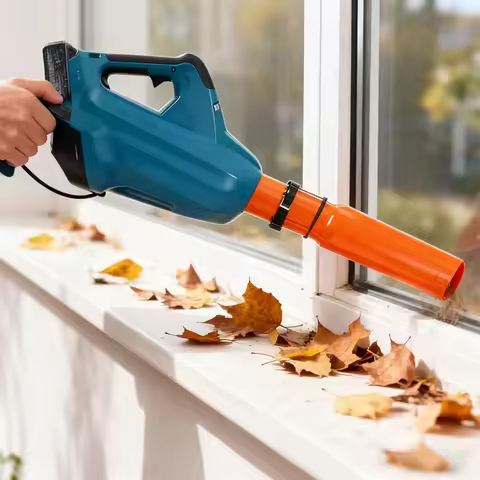 PVC-Made Air Booster For Leafs Blower High-Flows Durable Outdoor Companion Leafs Blower Air Booster 