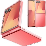 เคสสำหรับ Samsung Z เคส Flip7เข้ารูปพอดีเคสใสสำหรับ Samsung Galaxy Flip7 Z Flip6 Z Flip5เคสทนต่อการข