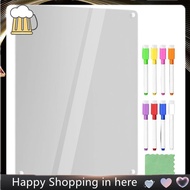 Acrylic Magnetic To-Do List/Weekly Refrigerator Whiteboard, Transparent Dry-Wipe Board, Meal Planner
