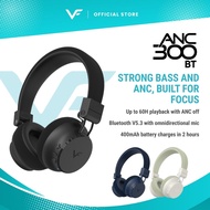 Vinnfier VF ANC 300 BT Active Noise Cancelling Bluetooth Headphone Strong Bass Bluetooth V5.3 up to 