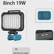 50 Manik-manik Lampu Lampu Darurat LED 50W Lampu LED Lithium Ion Lampu Baterai Lithium Ion Konektor