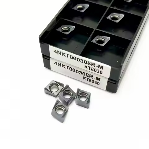 4NKT060308 Carbide Insert 4NKT Metal Fast Feed Milling Cutter Insertion CNC Carbide 4NKT060308R M Mi