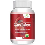 Cardioton with Arjuna Extract & Moringa Extract Supplement Veg (60 Capsules) for Men & Women -Pack o