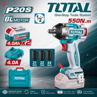 TOTAL Tools Cordless Impact Wrench 550Nm / Model: TIWLI2055