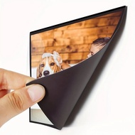 6pcs, Magnetic Picture Frame, 10.16X15.24 Cm Pictures Frame, Reusable Black Magnet Fridge Photo Slee