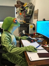 NEW Frog Mask - Latex Halloween Animal Full Head Latex Adult Kids Free shipping