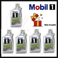 MOBIL 1 0W20 API-SN Fully Synthetic Engine Oil ( 5QT/4.73L ) Dexos (5 Bottles)