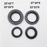 4PCS Motorcycle Bicycle Engine Oil Seal For Haojue Suzuki LINDY 125 LINDY125R BURGMAN i 125 UM125 UZ