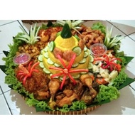 Unik Tumpeng Nasi Kuning 50 Orang Menu Spesial Berkualitas