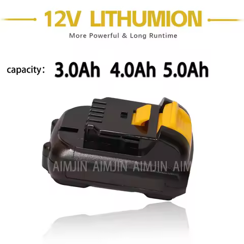 For DEWALT 12V 3Ah/4Ah/5Ah lithium-ion rechargeable battery DCB120 DCB121 DCB125 DCB119 DCR020-GB DC