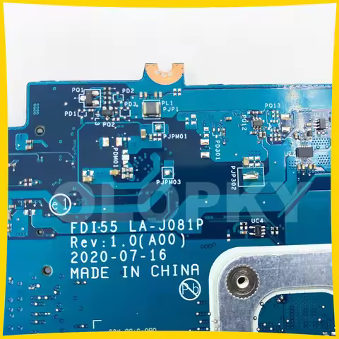 LA-J081P Mainboard Wth I3-1005G1I5-1035G1 CPU For DELL 3493 3593 3793 5593 Laptop motherboard 052X6W
