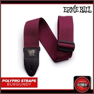 Ernie Ball Polypro Guitar Strap - Burgundy