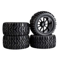 4 pieces 1/10 off-road car bigfoot truck tire 55*120MM plastic rim rubber tire for HSP HPI 94108 941