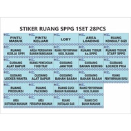 Siker decal kitchen room sppg 1 set 28pcs