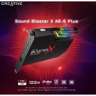 CREATIVE Sound BlasterX AE-5 Plus PCI-e Gaming Sound Card & DAC / BLACK / WHITE