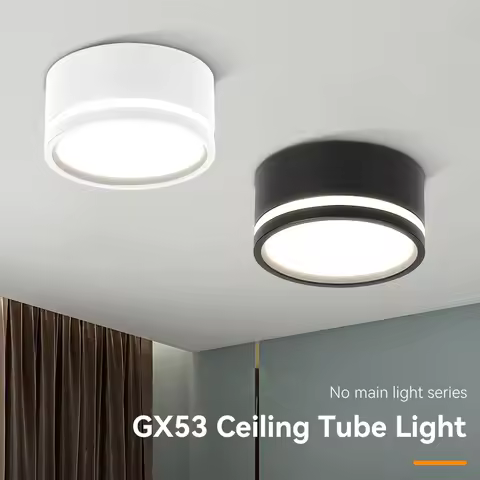 Indoor Led Downlight GX53 Spot Led Light Replaceable Bulb 220V Ceiling Down Lighting For Bedroom Liv