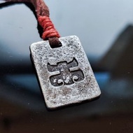 rare稀有 絕版 滑板 品牌 夠壞堂 ipath 印度製 象神 Ganesh necklace suede leather 手工 皮繩 項鍊 頸鍊 項鏈 skateboard