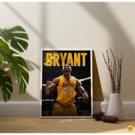 ️ Kobe Bryant Poster - NBA Wall Decal Painting - Decorative Basketball Painting
