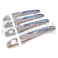 Toyota Wish AE10 ZNE10 (2003 - 2009) Door Outer Outside Handle Trim Rim Cover ABS Plastic Chrome Sti