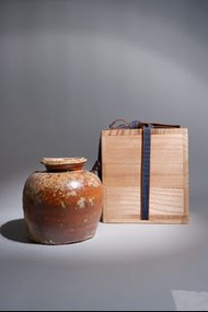 日本信樂燒花入 共箱