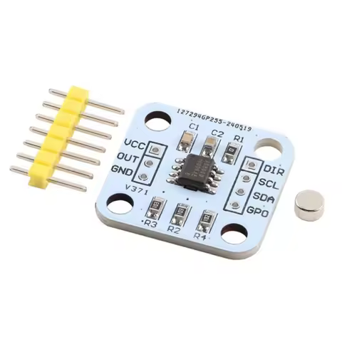 AS5600 magnetic encoder magnetic induction angle measurement sensor module 12bit high precision