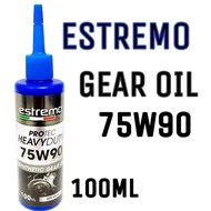 ESTREMO GEAR OIL 75W90 100ML SCOOTER XMAX NMAX AEROX NVX ADV PCX VARIO SYM (SYNTHETIC GEAROIL)