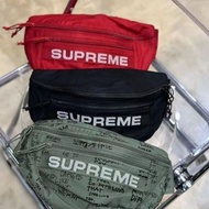 💗免順豐運費💗 Supreme Classic Logo Waist Bag 經典機能多用途腰包 街頭潮人必備百搭單肩斜挎胸包|