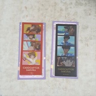 庫洛魔法使 百變小櫻 木之本櫻 木之本櫻 木之本桃矢 月城雪兔 透卡 卡 書簽 人生四格