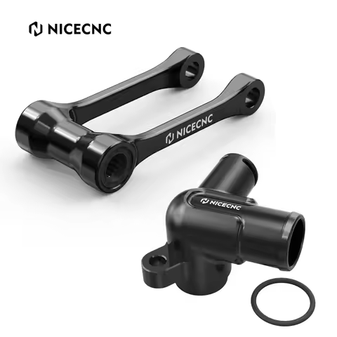 NICECNC 1.25″ Lowering Link Kit & Coolant Connector For Yamaha YZ450F YZ 450F YZF 450 2023-2026 WR45