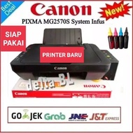 (T3RL4R1S) Printer canon infus exclusiv print scan foto copy mg2570s