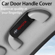 Toyota Car Pull Gloves Car Inner Roof Door Armrest Covers Fluff Handle Protector Cover for Toyota Hi