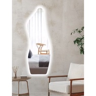 Aesthetic Mirror Glass Irregular Led Light