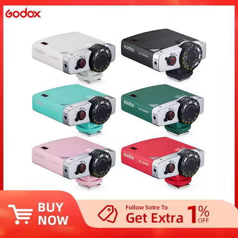 Godox Color Lux Junior Camera Flash GN12 6000K±200K 7 Levels Flash Speedlite Trigger for Canon Nikon