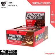 [MIXED] BSN Protein Crisp Bar, 1 box of 12 bars [Protein Snack] [Protein Bar][Whey Protein]