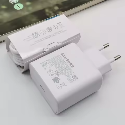 Samsung A56 A55 A54 A36 A26 5G S25 Edge 45W PD Charger Super Fast Charge Adapter For Galaxy S24 S23 