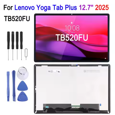 TB520FU LCD Screen For Lenovo Yoga Tab Plus 12.7'' 2025 / YOGA Pad Pro 12.7'' 2025 Tablet LCD Displa