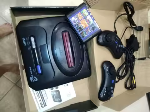 Arrival 16 bit For SAGA MD 2 Video Game console for SEGA game cartridge Optional 138 in 1,55 in 1,19
