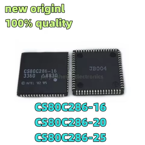 (5piece) 100% New CS80C286-16 CS80C286-20 CS80C286-25 CS80C286 16 20 25 Chipset PLCC68