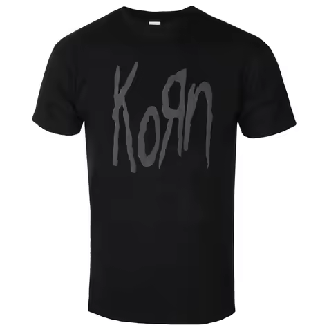 Korn - Hi-Build Logo Printed T-shirt - Nu Metal Band Style Daily T-shirt - Suitable for both men and