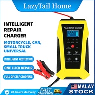 12V 6A Smart Pulse Repair Battery Charger Sealed Lead Acid Car Motorcycle Battery Repair Charger